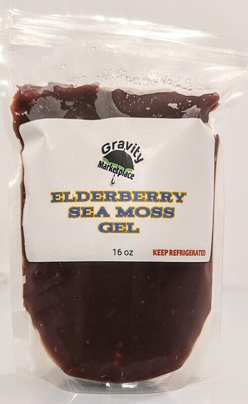 Elderberry Sea Moss Gel 16 oz